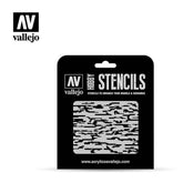Vallejo Stencils – Pixelated Modern Camo